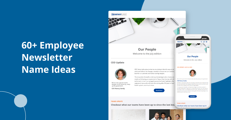 60+ Employee Newsletter Name Ideas For Any Industry or Objectives